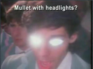 mullet with headlights? mullet with headlights ; total eclipse of the heart
